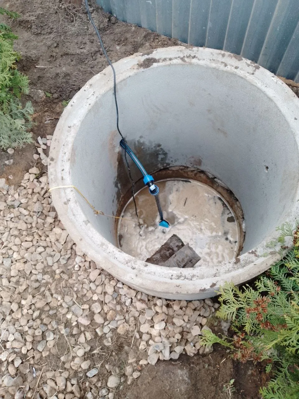 Готовая траншея для водопровода